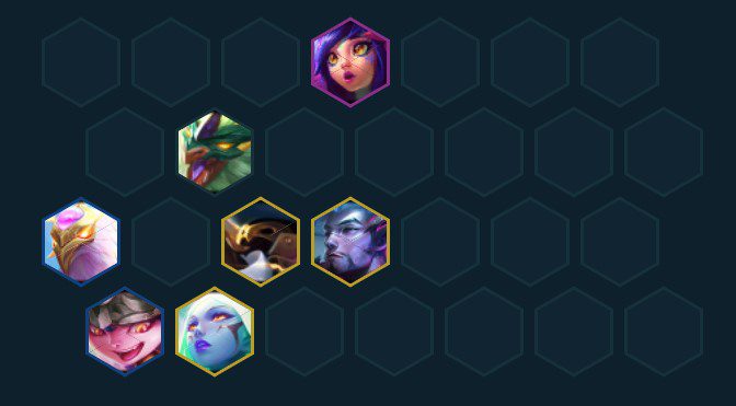 Complete composition at the end of the game