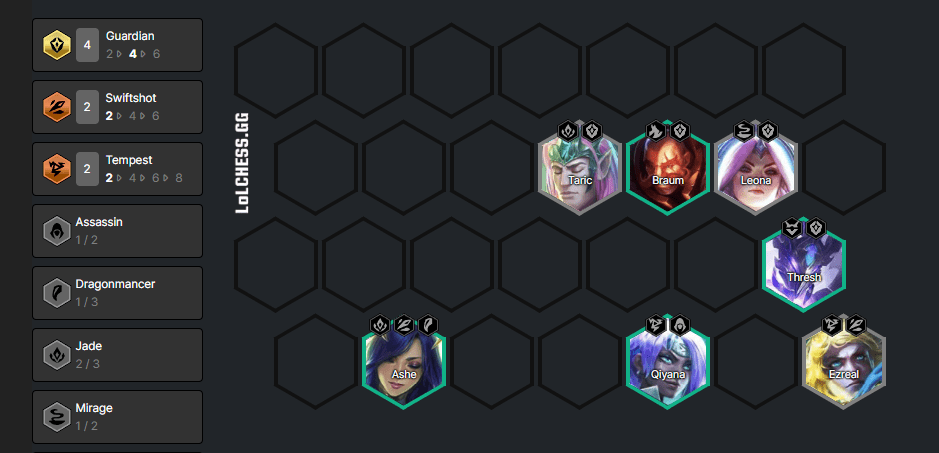 Mid-game composition