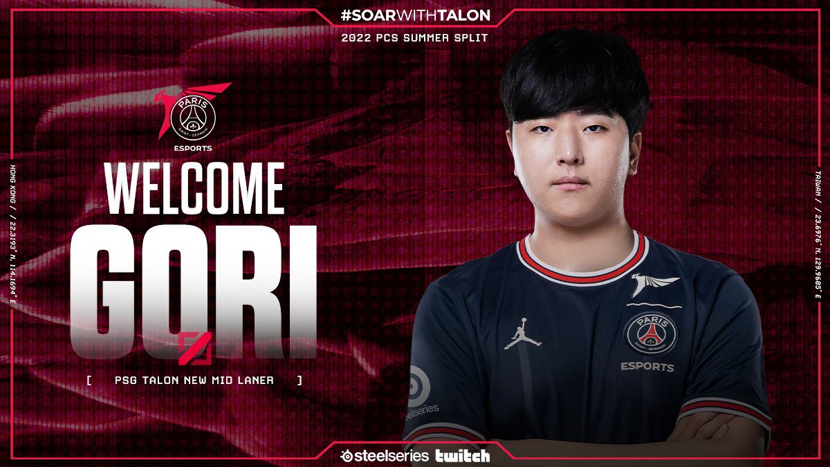 Gori has joined PSG Talon - the team currently competing in PCS