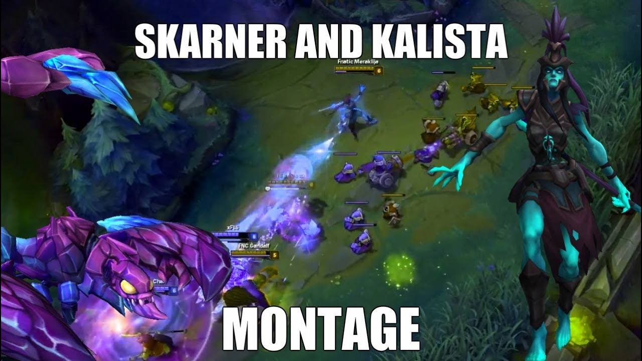The Skarner - Kalista combo has been discovered for a long time, but pulling back to the Nexus tower may be a first.