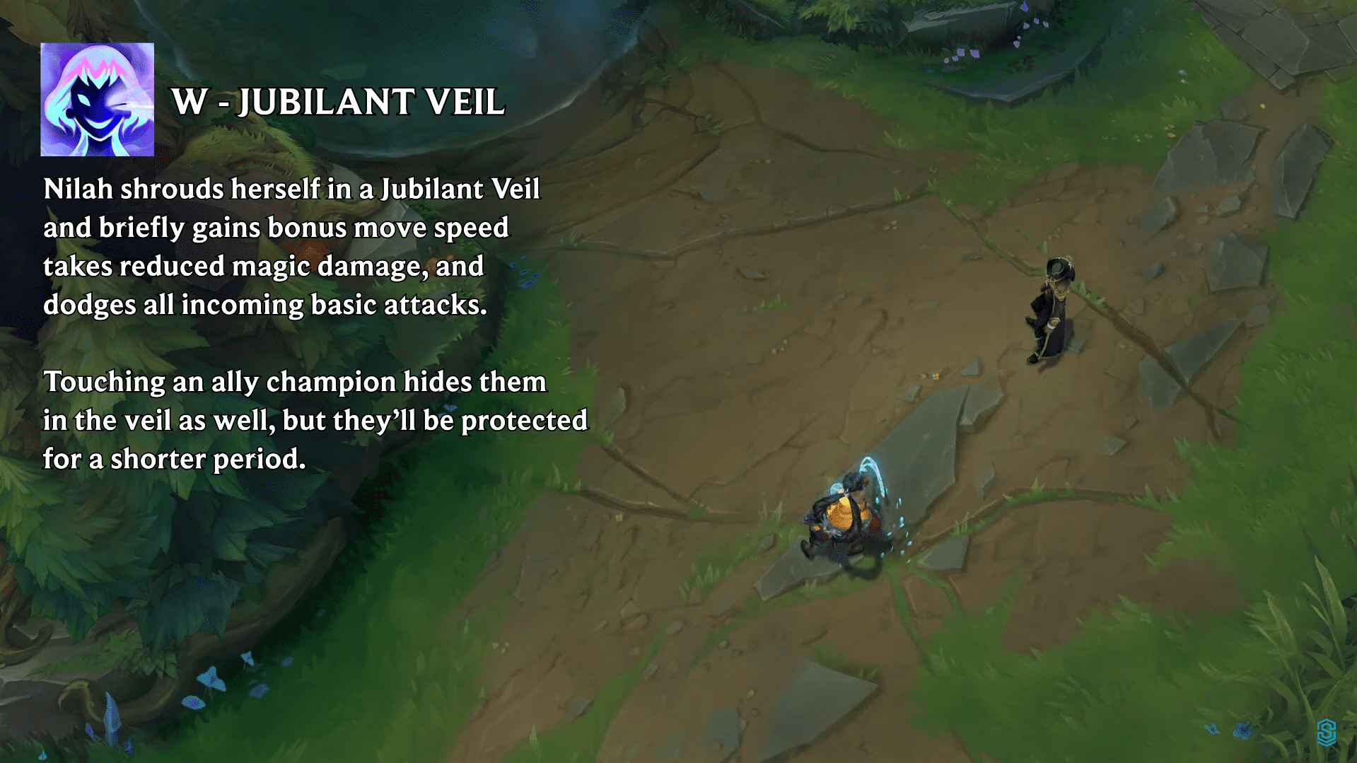 Nilah's W ability