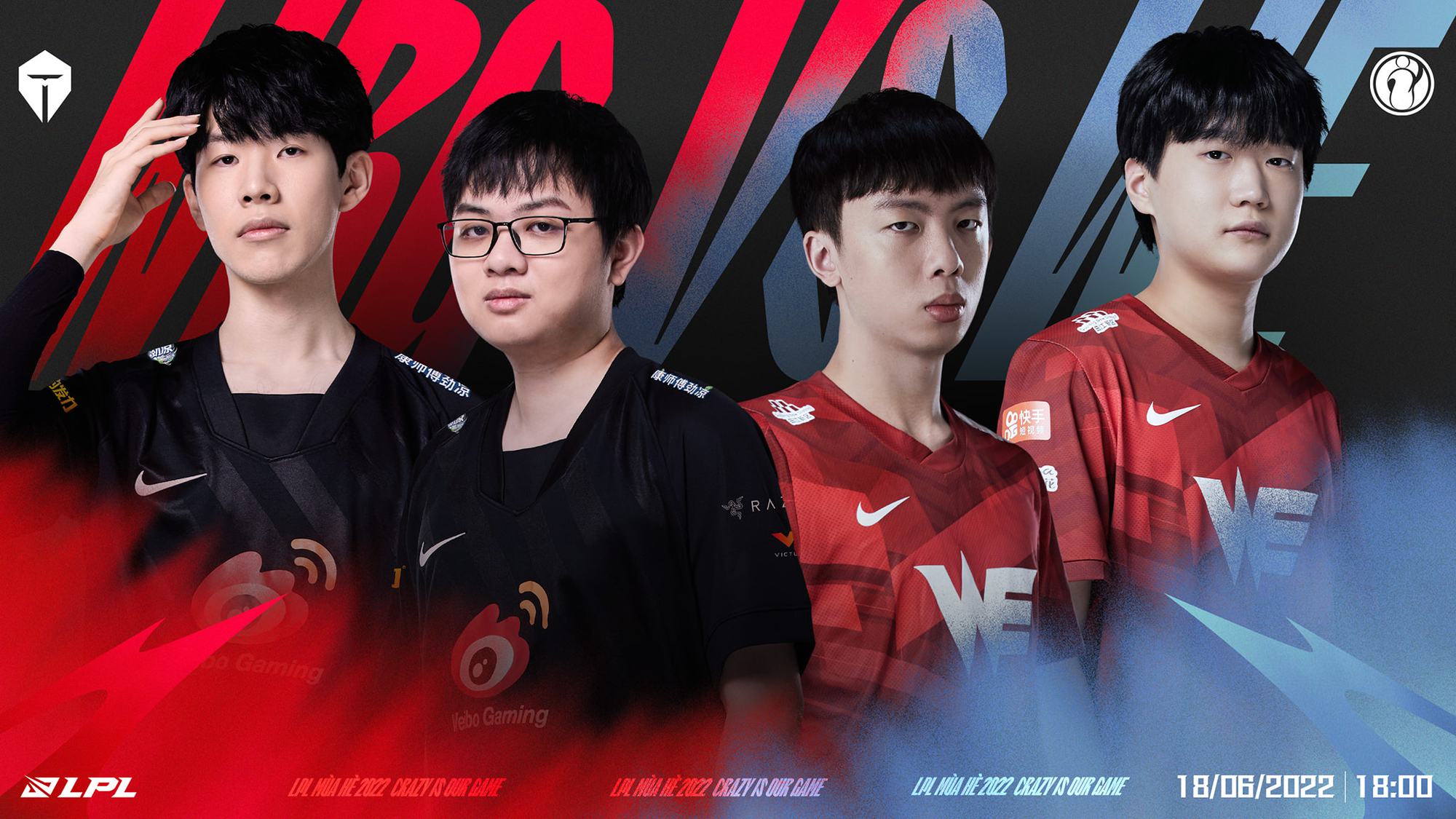 WE is considered a suitable opponent for WBG to regain their winning feeling and spirit