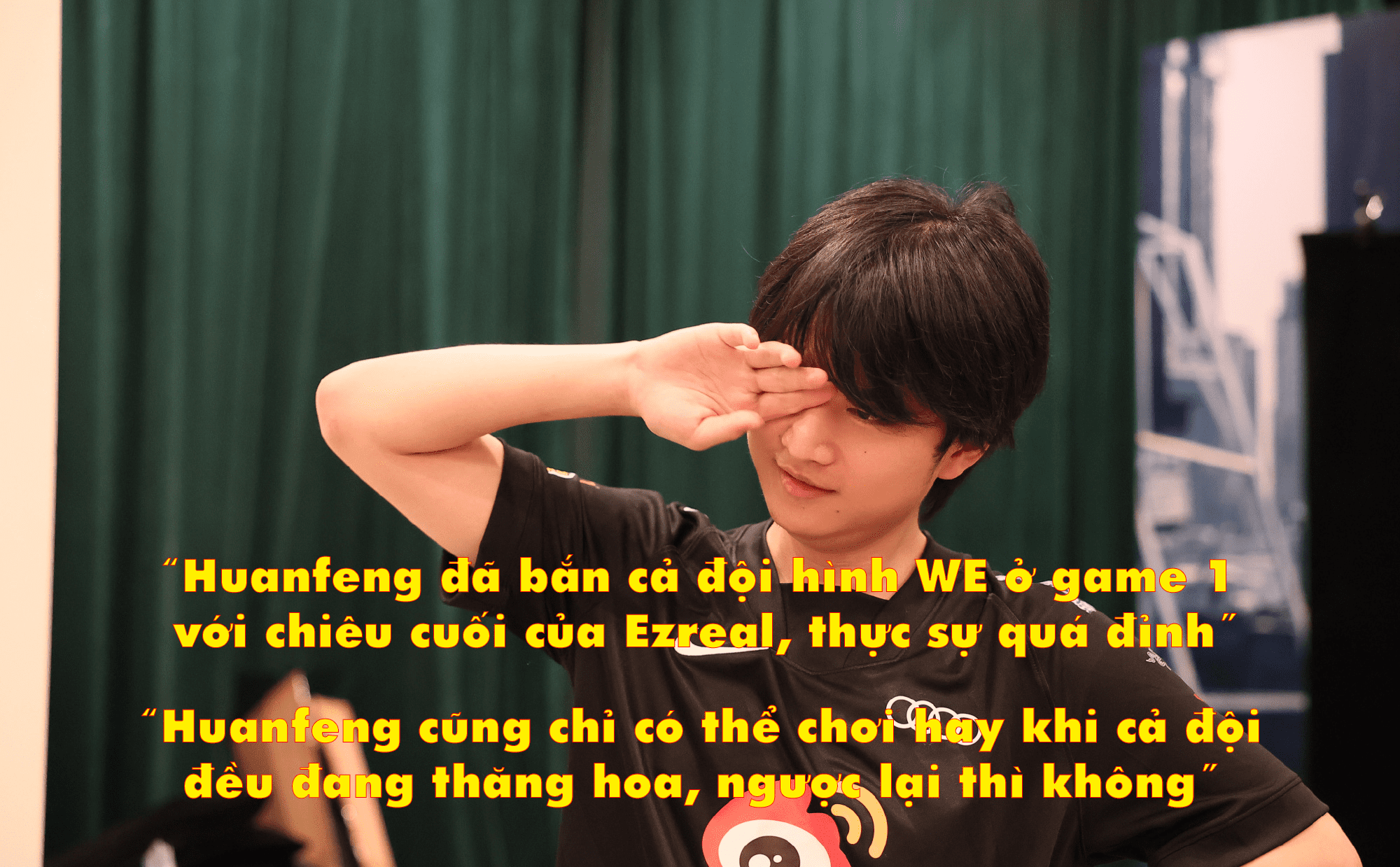 Huanfeng had a good day of play but still faced criticism for his performance in game 2