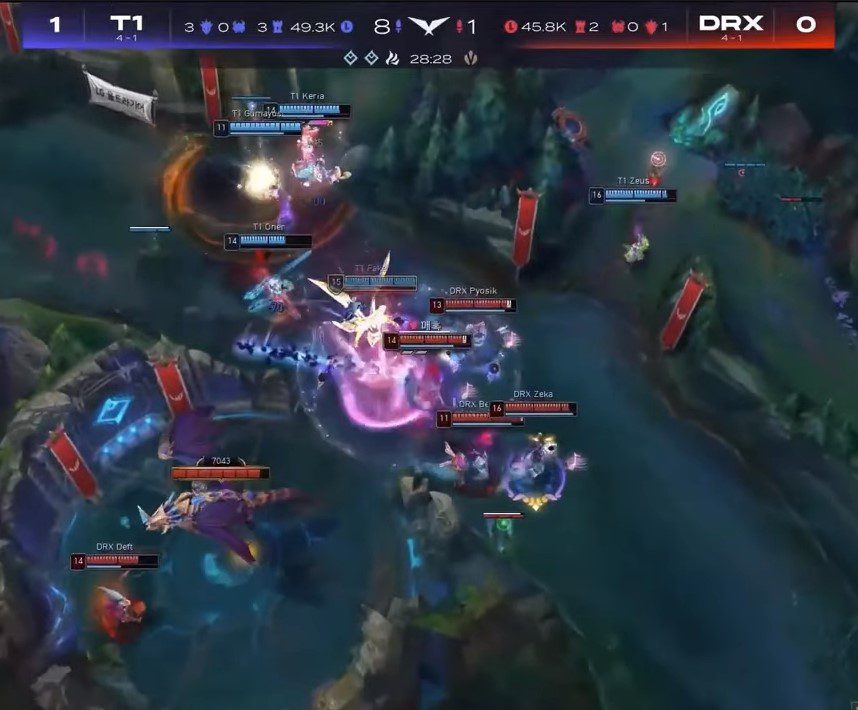 T1 also learned from KDF's Swain, Senna, Seraphine lineup to defeat DRX