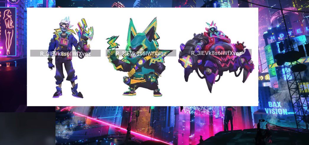 Information about the Neon Inferno skin line is still very vague