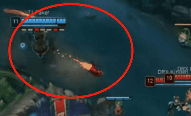 Faker's 'Corki 8 Rockets' play against DRX during the first round of the LCK Summer 2022 group stage...
