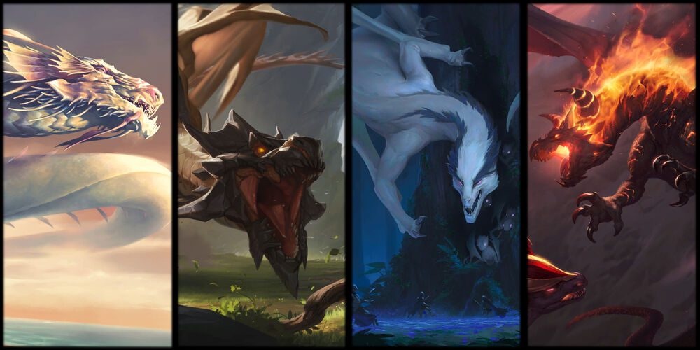 Dragons have significantly increased health, but their damage is reduced