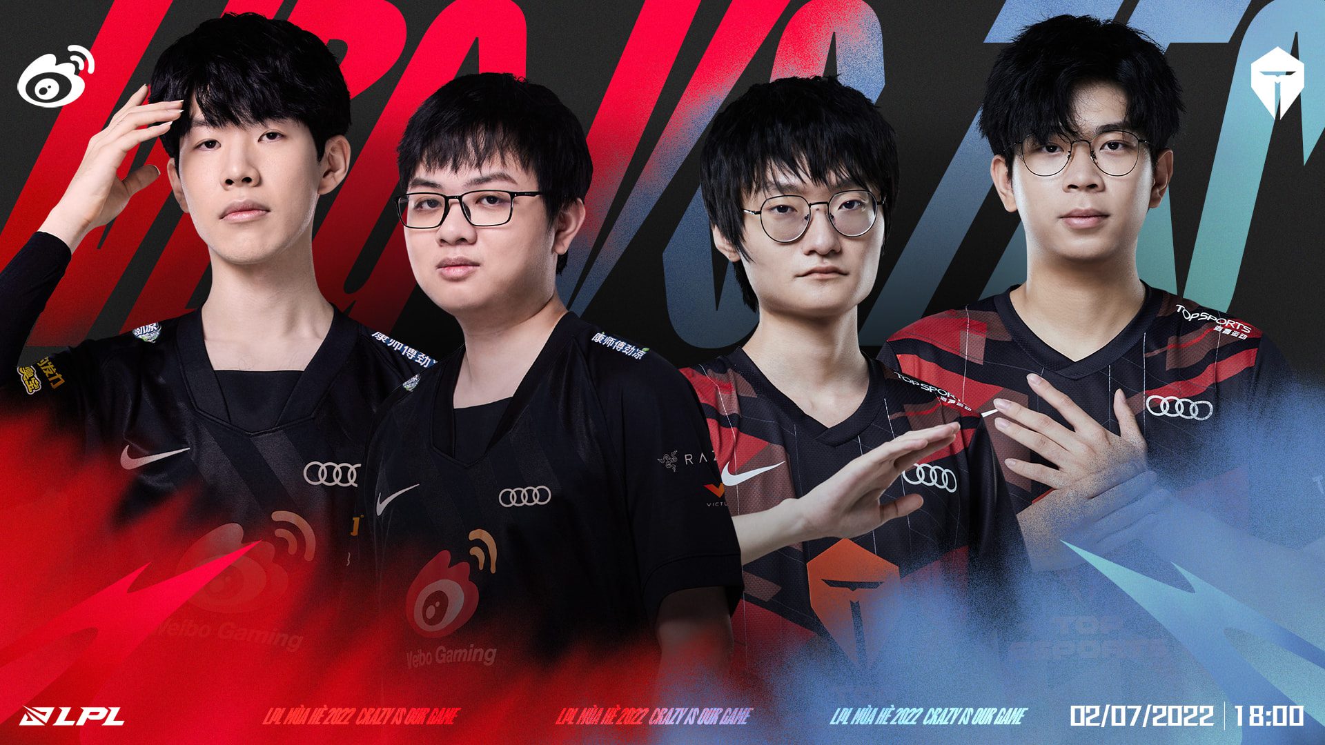 The most awaited late match: Weibo Gaming vs Top Esports