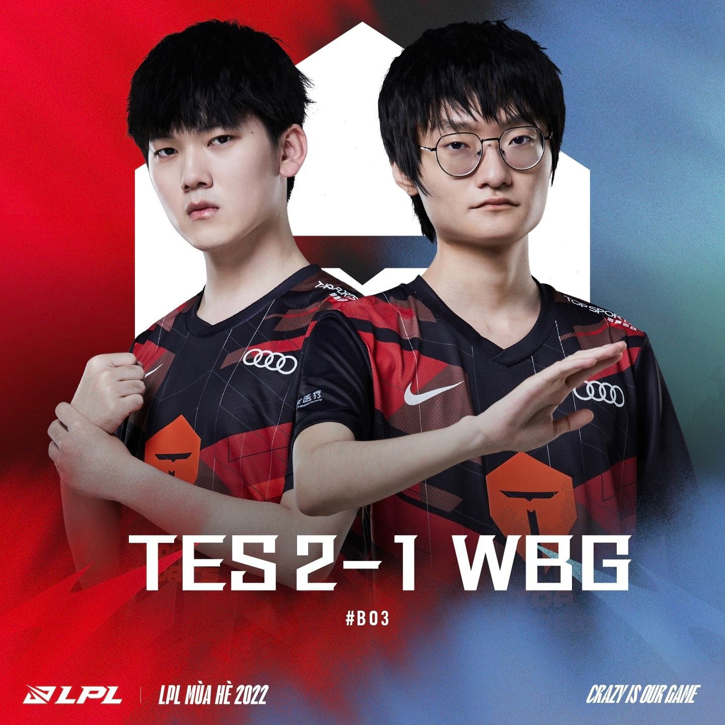 WBG suffered a heartbreaking defeat against TES