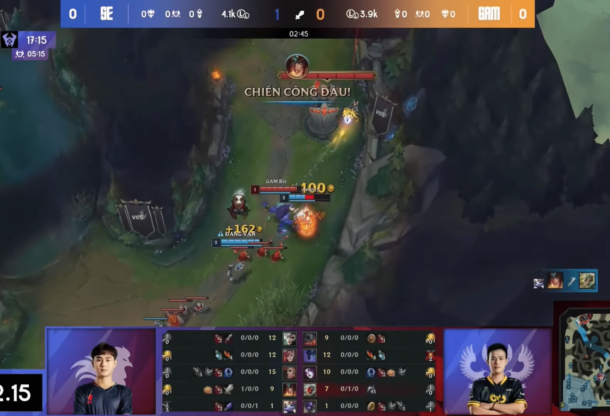 GAM is very easily denied First Blood