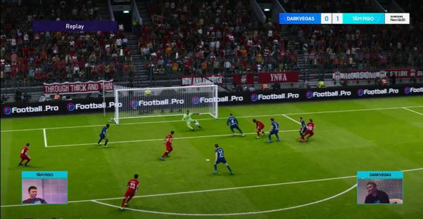 In a match that made the commentator exclaim strong words. Intense until the final minutes with Salah's goal narrowing the score for Dark Vegas. However, that was not enough to help him equalize against the veteran Tâm Figo.