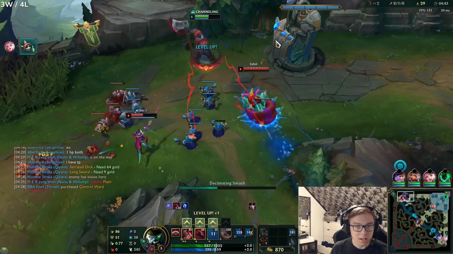 Rek'Sai missing an attack becomes useless
