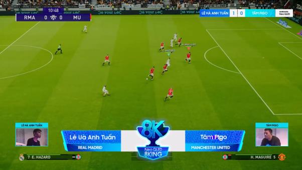 Meanwhile, the matchup between prodigy Lê Hà Anh Tuấn and Tâm Figo witnessed a surprise as the young player took the lead in the first match.