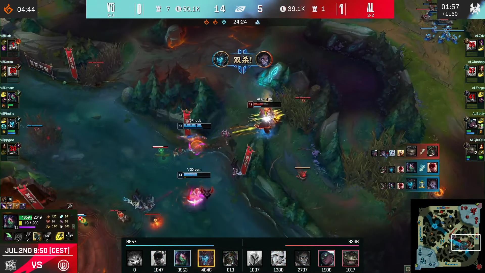 Kalista has a strong proactive playstyle early on.