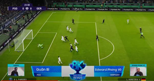 The second match witnessed a surprise when Edward Phong Võ scored against PSG's Quân Bi right in the 23rd minute.