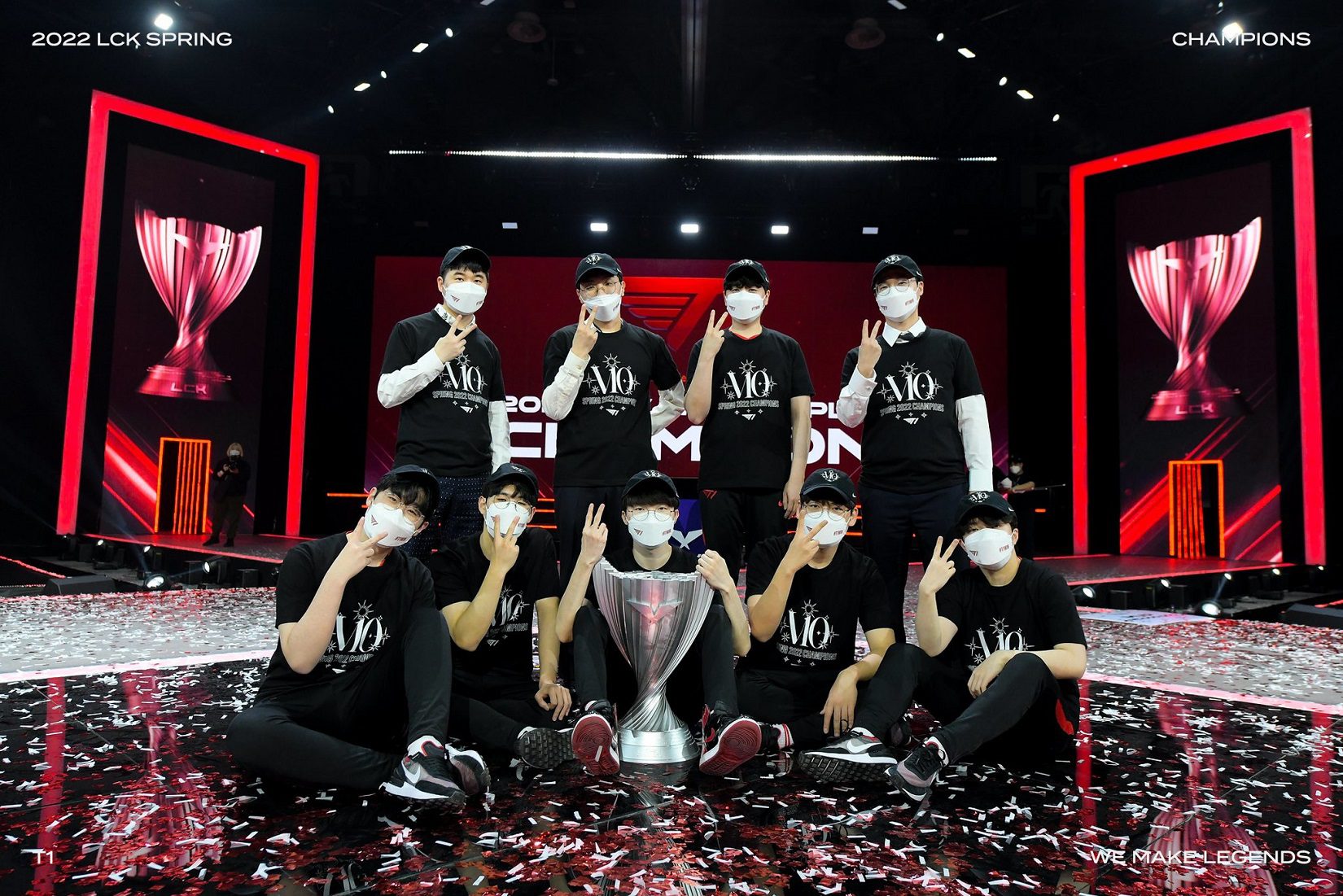 T1 defeated Gen.G and claimed the Spring 2022 championship despite the players being exhausted due to the virus