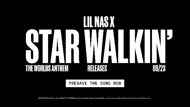 The theme song will be titled: "Star Walkin'"
