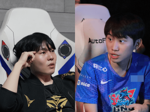 Rookie (left) and Doinb surprisingly mentioned as targets for BLG - source: Weibo