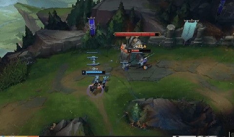 No need for many minions, just pressure the opponent and take towers - T1 Zeus