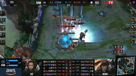 GAM's classic comeback against TES - source: VETV