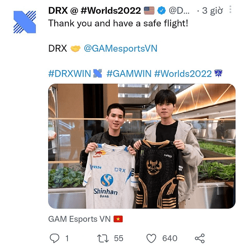 Other teams also support Vietnam in the media - source: Dragon-X Twitter
