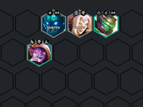 The composition you should aim for in the early game - source: Tùng Hoàng