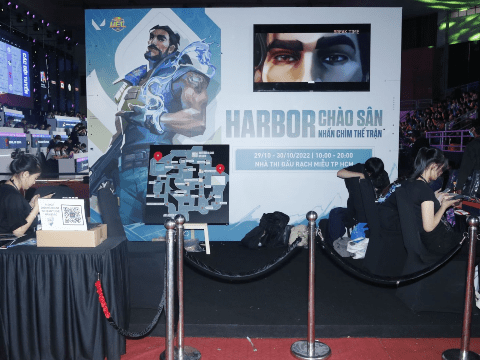 Harbor Room, a unique experience booth at the event - Source: UEC Student Esports Fanpage
