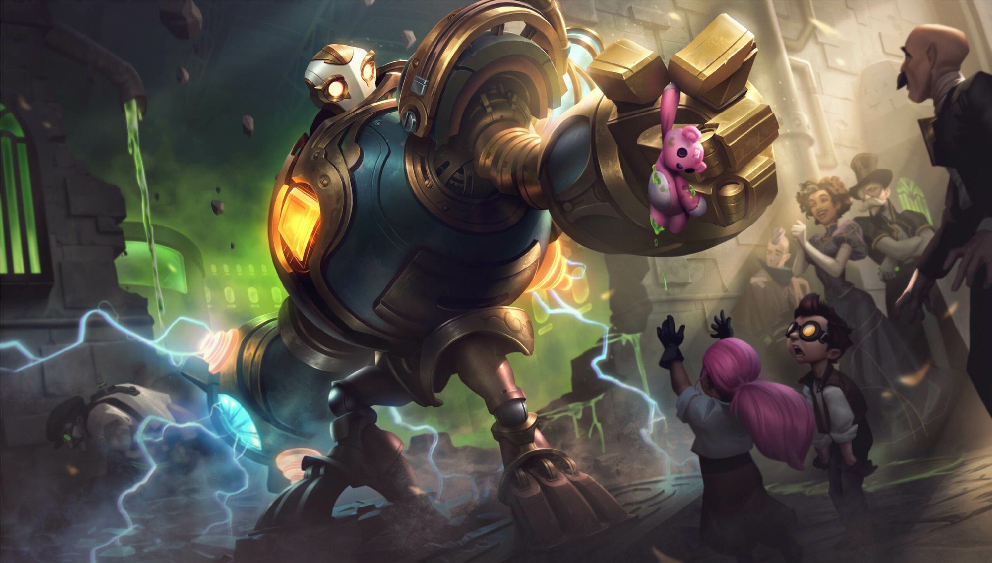 Many fans are looking forward to seeing Blitzcrank in the match between Faker's T1 and Royal Never Give Up