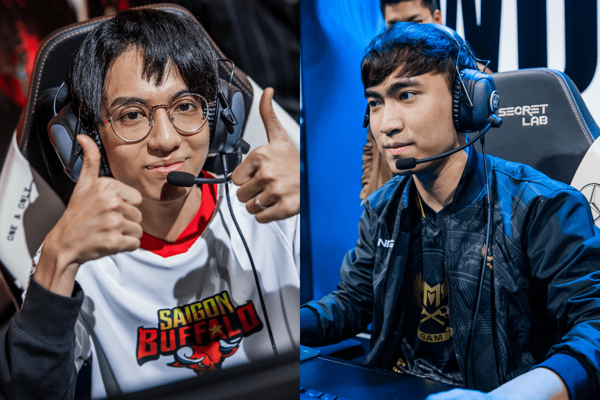 Both SGB (left) and GAM arrived at Worlds 2022 with high expectations from both the teams and the audience back home