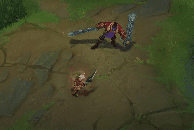 Enemies will be marked when hit by K'Sante's skills