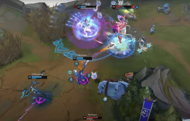 Deokdam was too far forward while using his weak late-game ability and had to pay the price