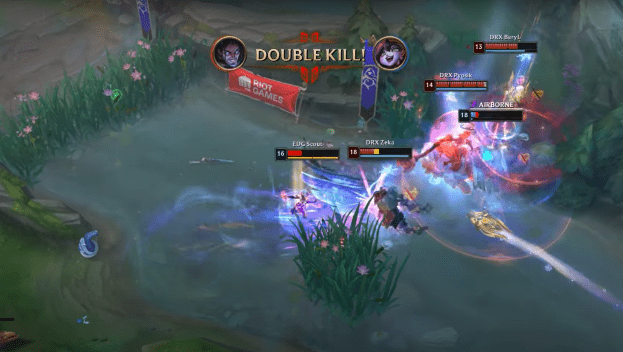 Zeka made each of Edward Gaming's opponents pay, securing a Quadra Kill