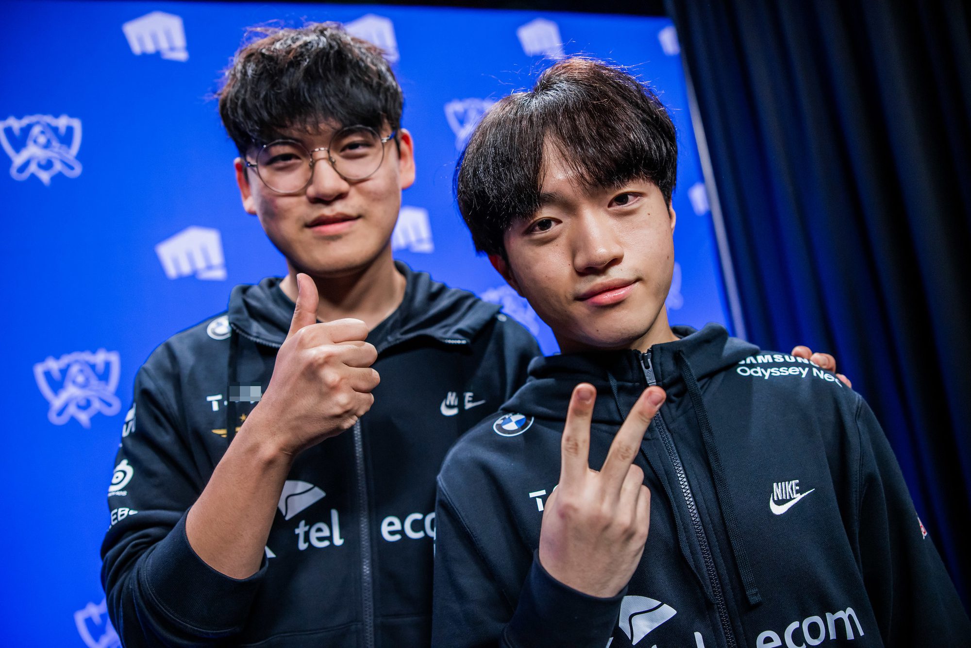 The duo Gumayusi (left) - Keria continues to hold the highest KDA performance in T1