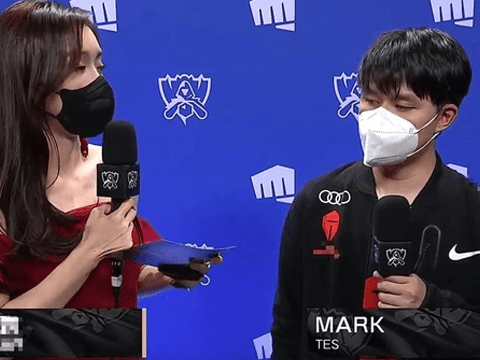 Despite just winning against DRX, Mark still looks very sad and shared that he might retire in the near future - source: LoLEsports