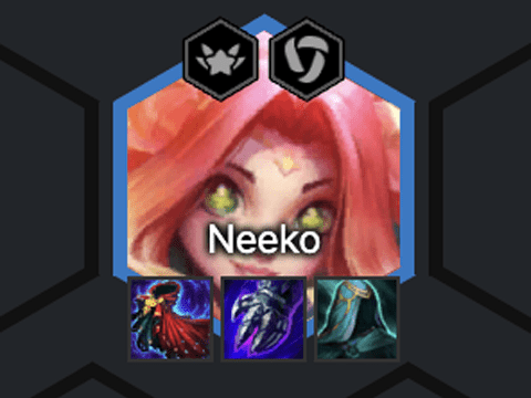 Neeko in Season 3 with items combined from the Glove of Combat is an extremely strong tank - source: Twitter