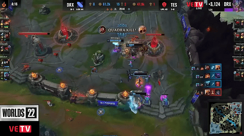 DRX's whole team performed more evenly in the Group Stage - source: League of Legends.