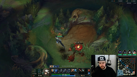 Camille takes Red Buff and Ganks with a very high success rate - source: YouTube