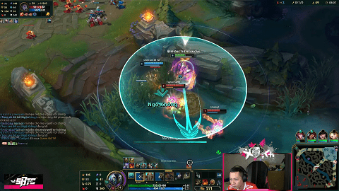 K’Sante's performance in small fights is very strong - source: YouTube Thầy Giáo Ba