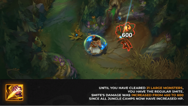 Smite at level 1 will be more powerful than before