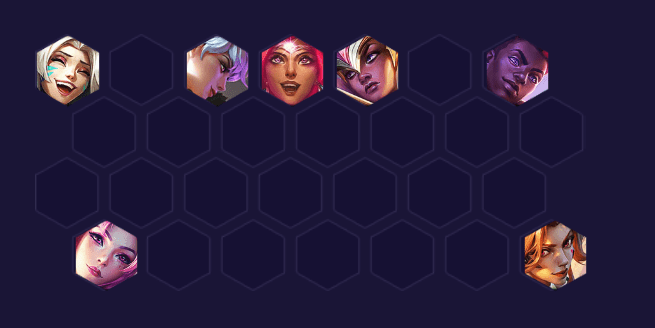 The level 7 comp helps players conserve health to upgrade carries to 3 stars - source: LoLChess