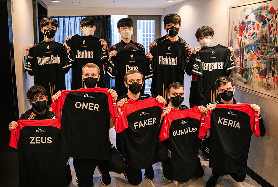 G2 and T1 are one of the matchups with a lot of history - source: LoL Esports