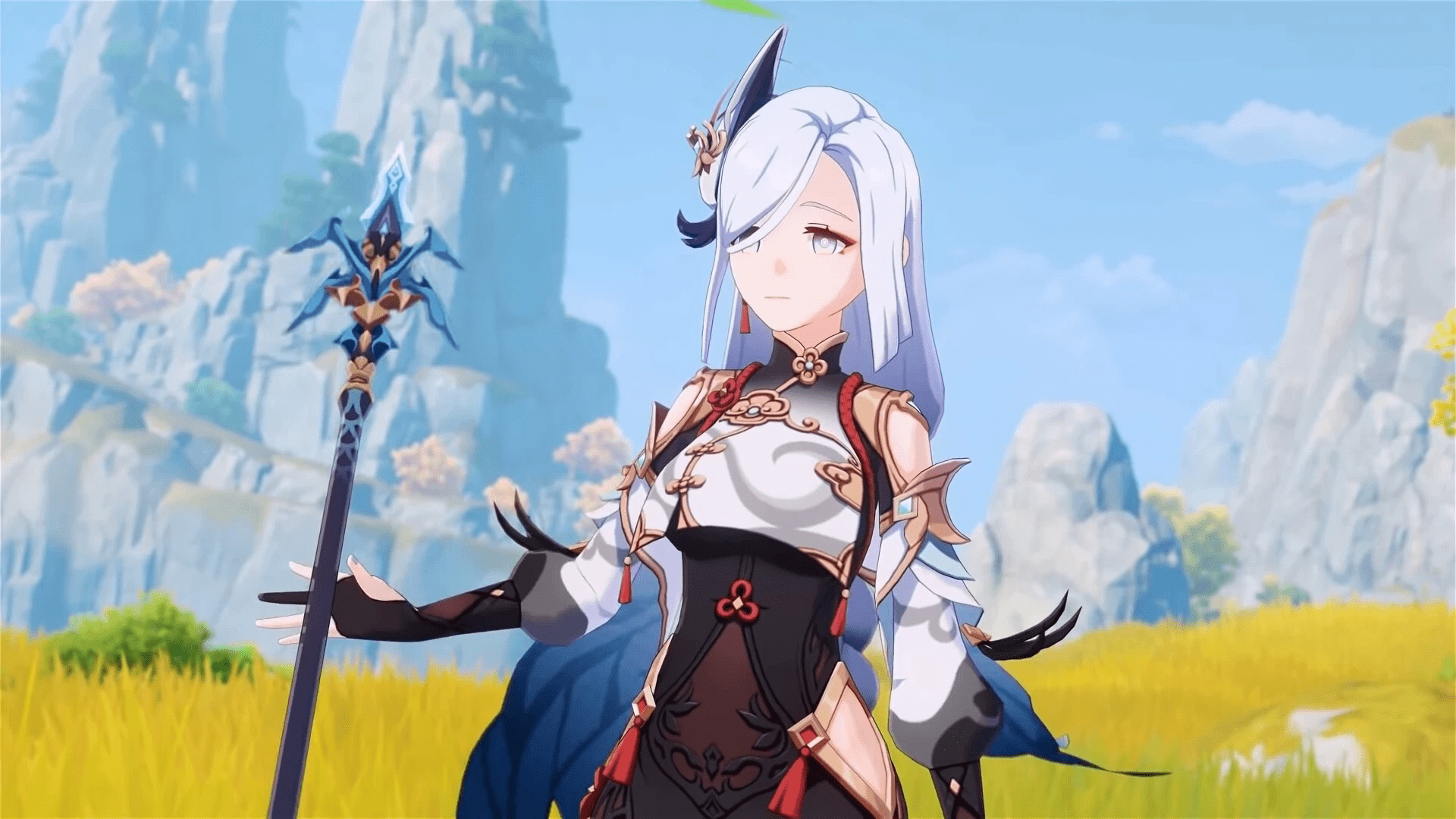 The character Shenhe in Genshin Impact - source: The US Sun
