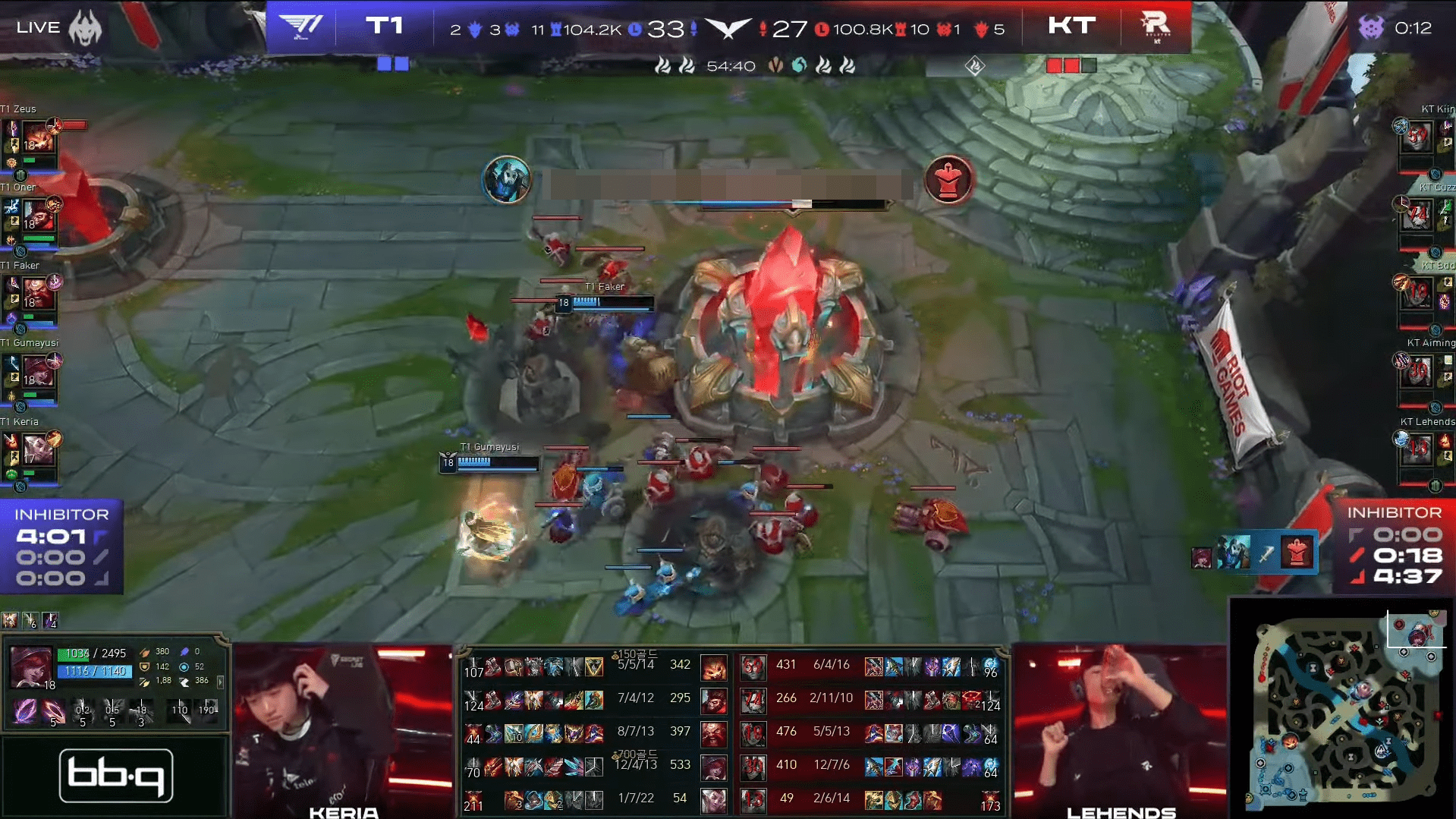 The match lasted nearly 55 minutes with 60 kills - source: YouTube