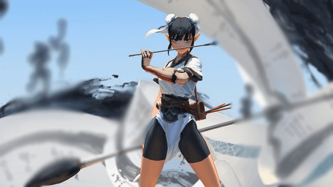 The lead illustrator at Riot has shared many images of a 'painter' character