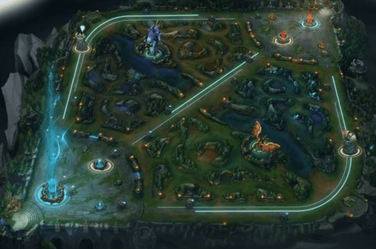 Familiar LoL map to many players