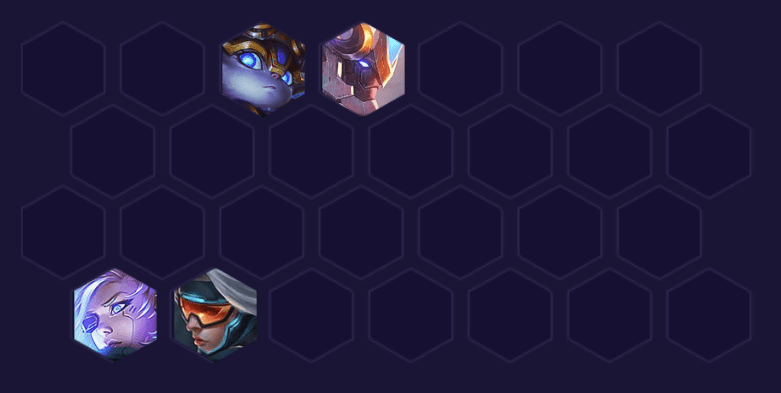 Sivir and Ashe in the early game are excellent item holders - source: LoLChess