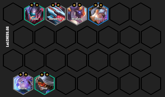 The composition players should aim for in the mid-game