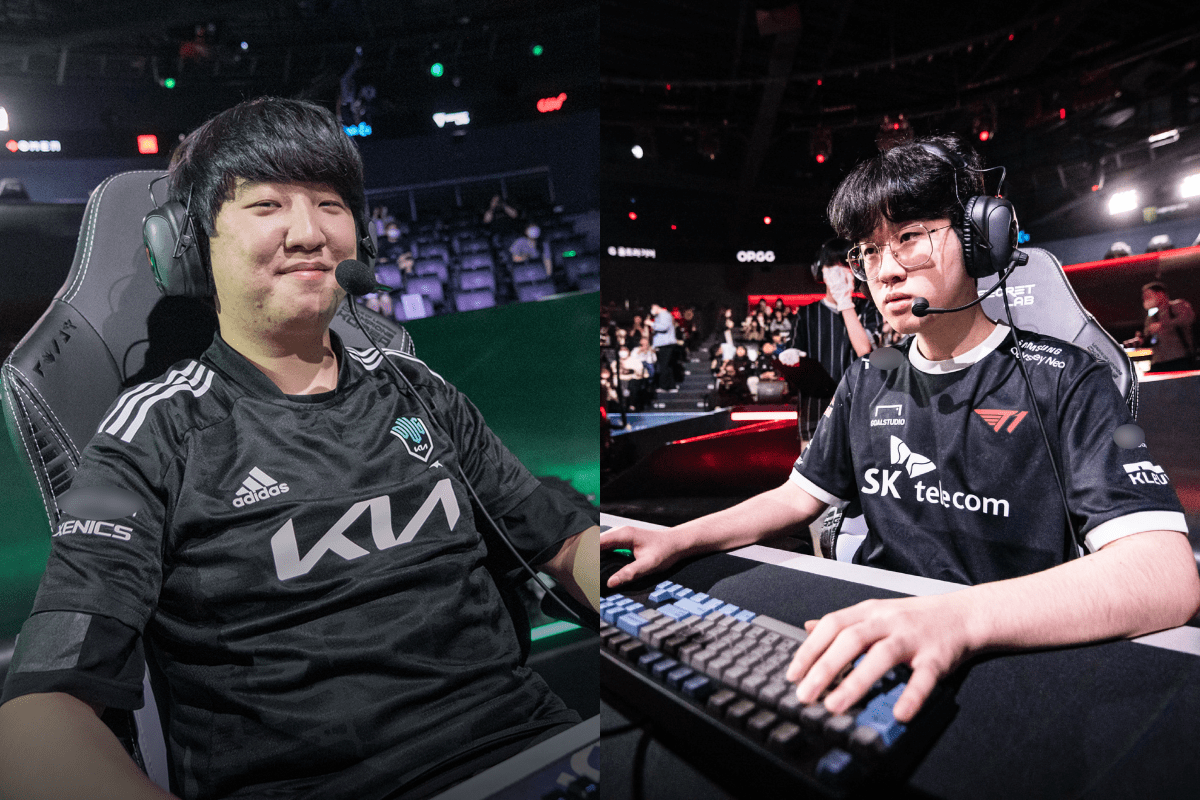 He playfully teased his two teammates, Khan (left) and Zeus - source: Twitter