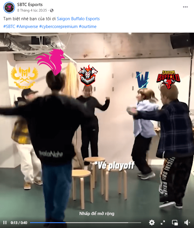 SE creates great content but their results are not good - source: Facebook SBTC Esports