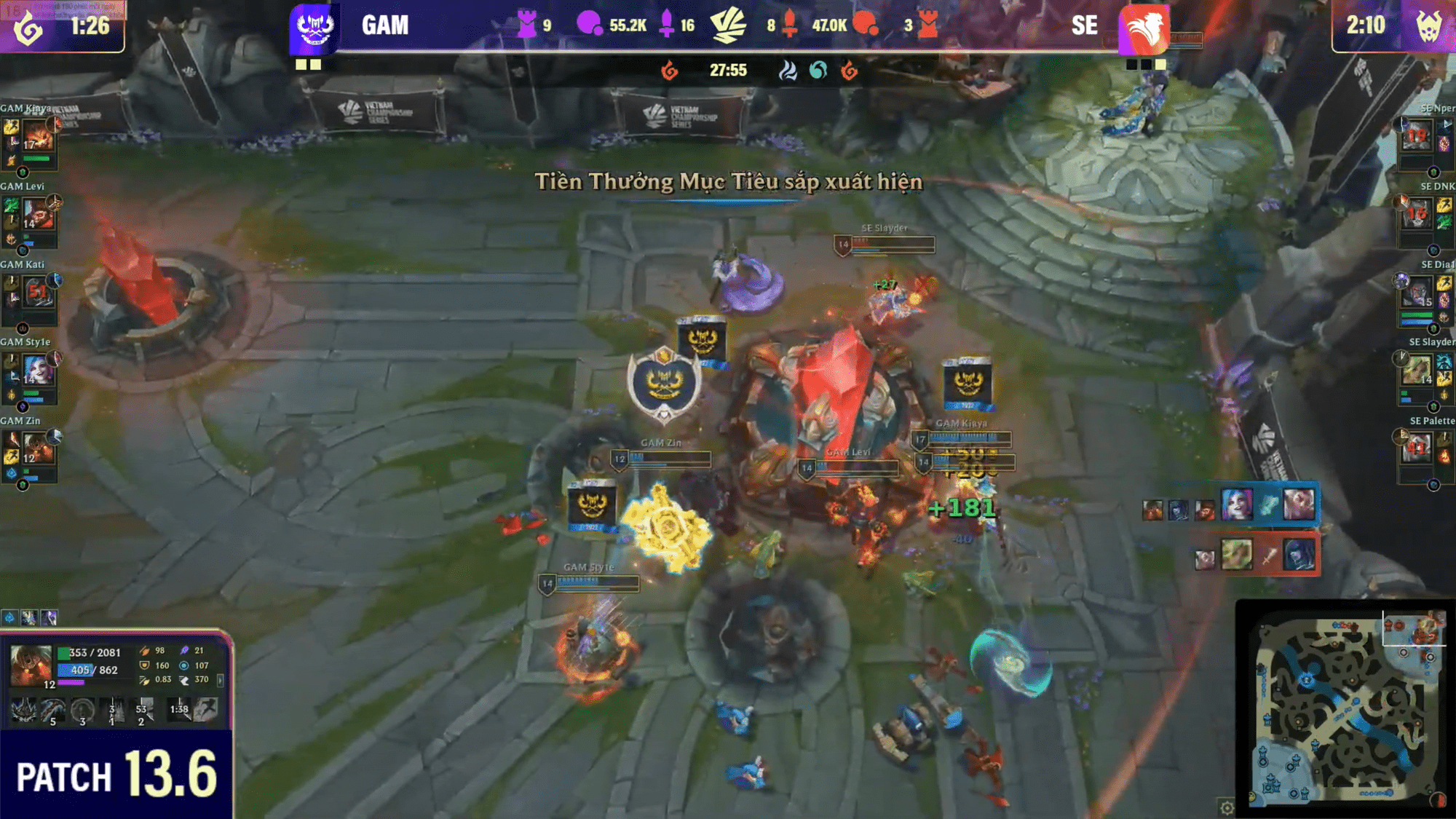 GAM earns a deserving victory - source: YouTube